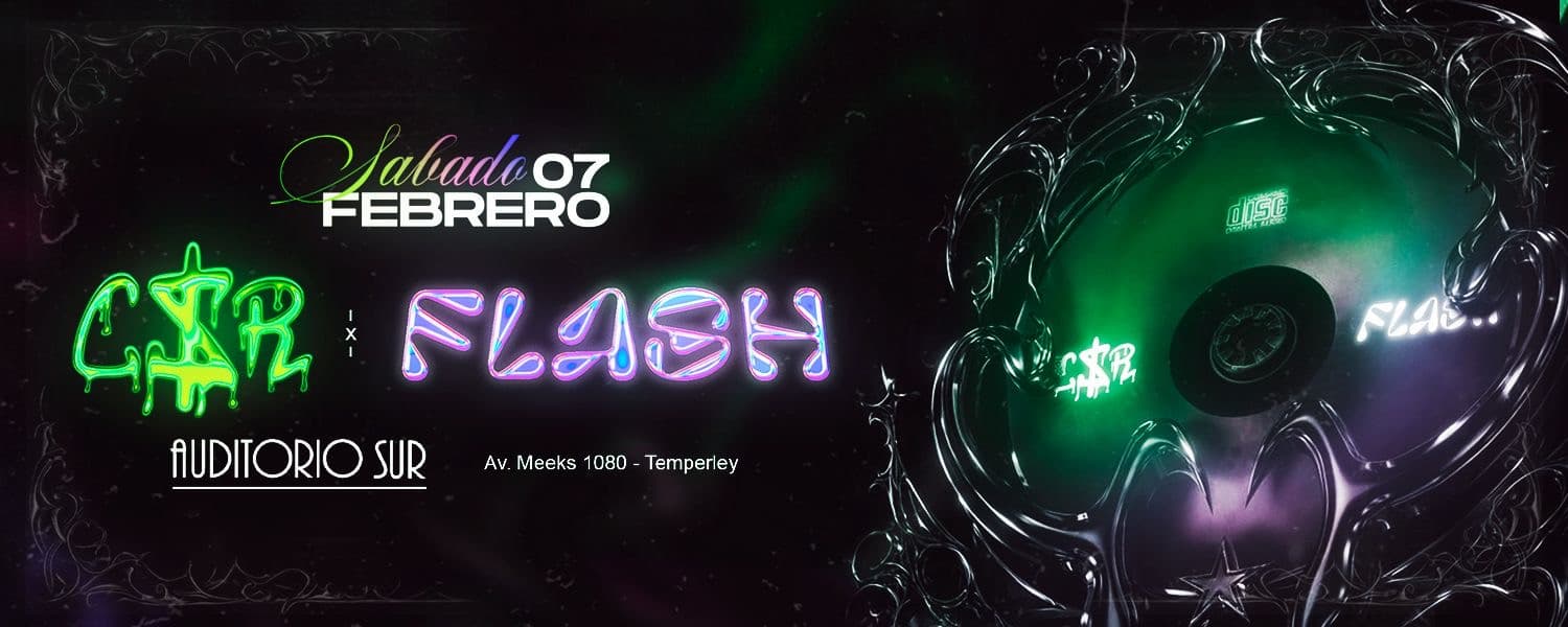 CASERIO X FLASH: LLEGÓ EL TRAP | SÁBADO 07/02