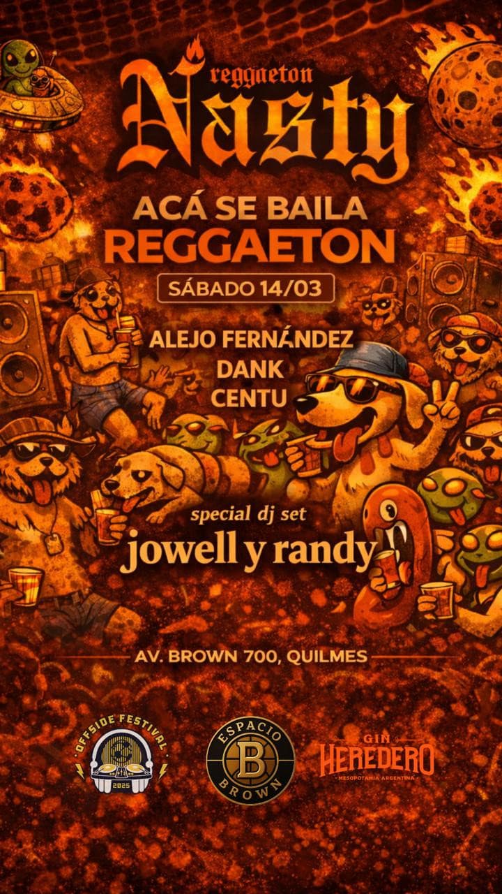 imagen del evento: Nasty Reggaeton - Quilmes - Jowell & Randy