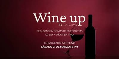 imagen del evento: Wine Up By La Cava X Balneario Neptuno