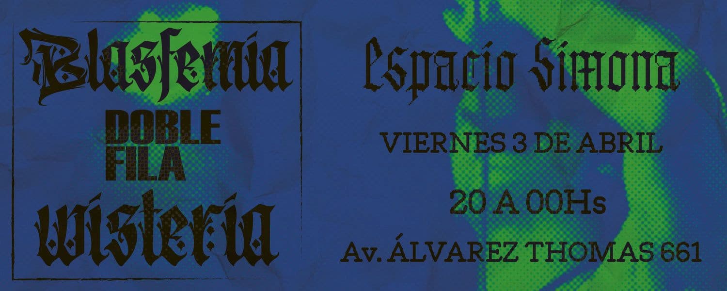 imagen del evento: Wisteria X Balsfemia X Doble Fila