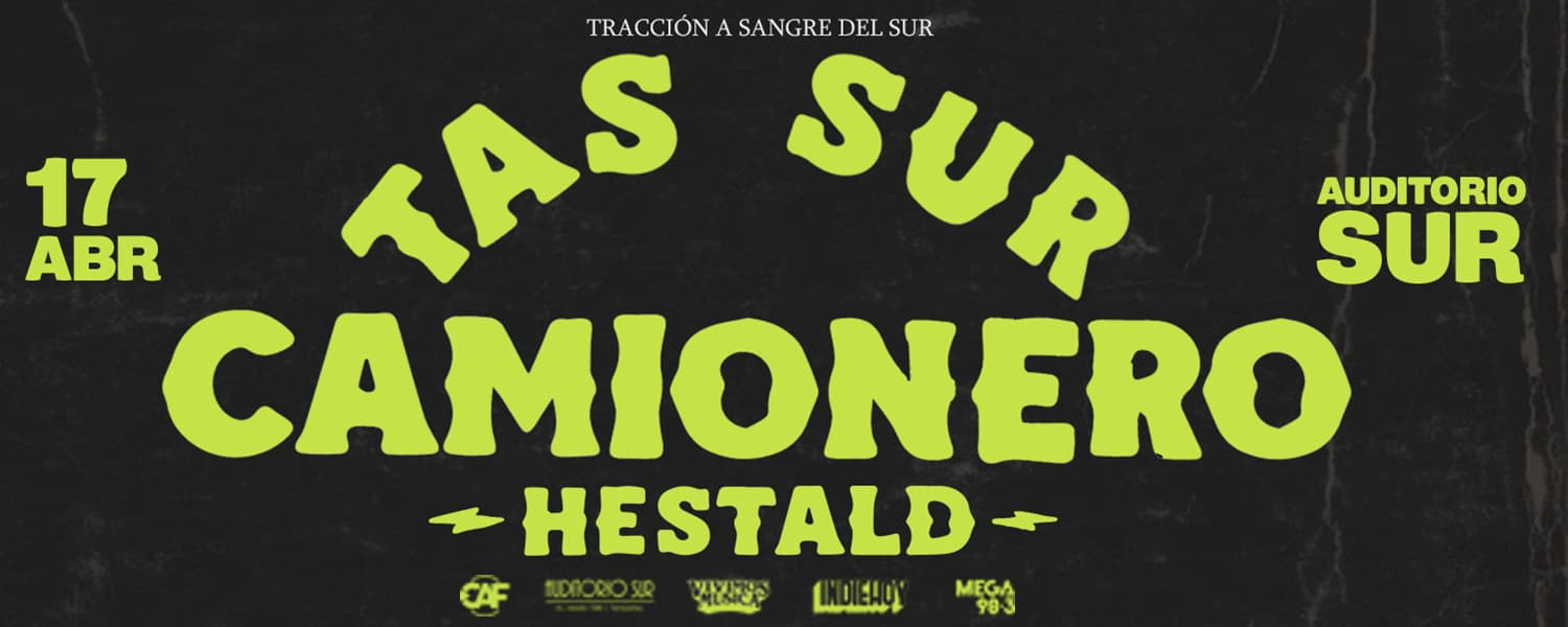 imagen del evento: CAMIONERO PRESENTA "TAS SUR" EN AUDITORIO SUR