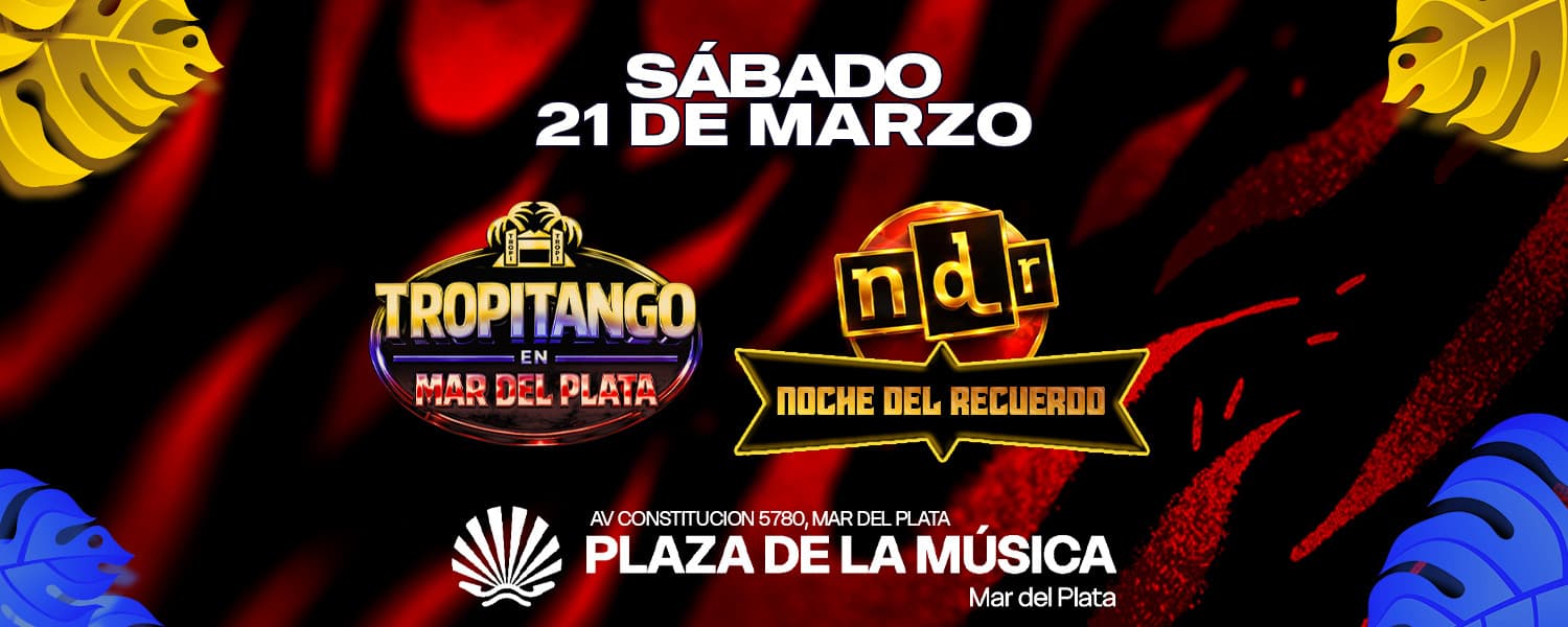 imagen del evento: 21.03 NOCHE DEL RECUERDO - TROPITANGO EN MDQ