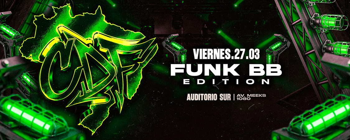 imagen del evento: CLUB DEL FUNK BB - Vie 27.03 | Auditorio Sur