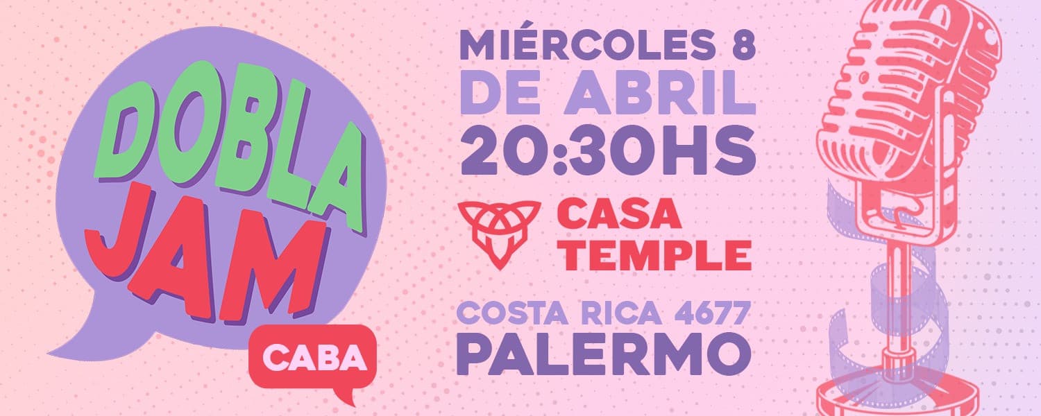 imagen del evento: Dobla JAM - CABA
