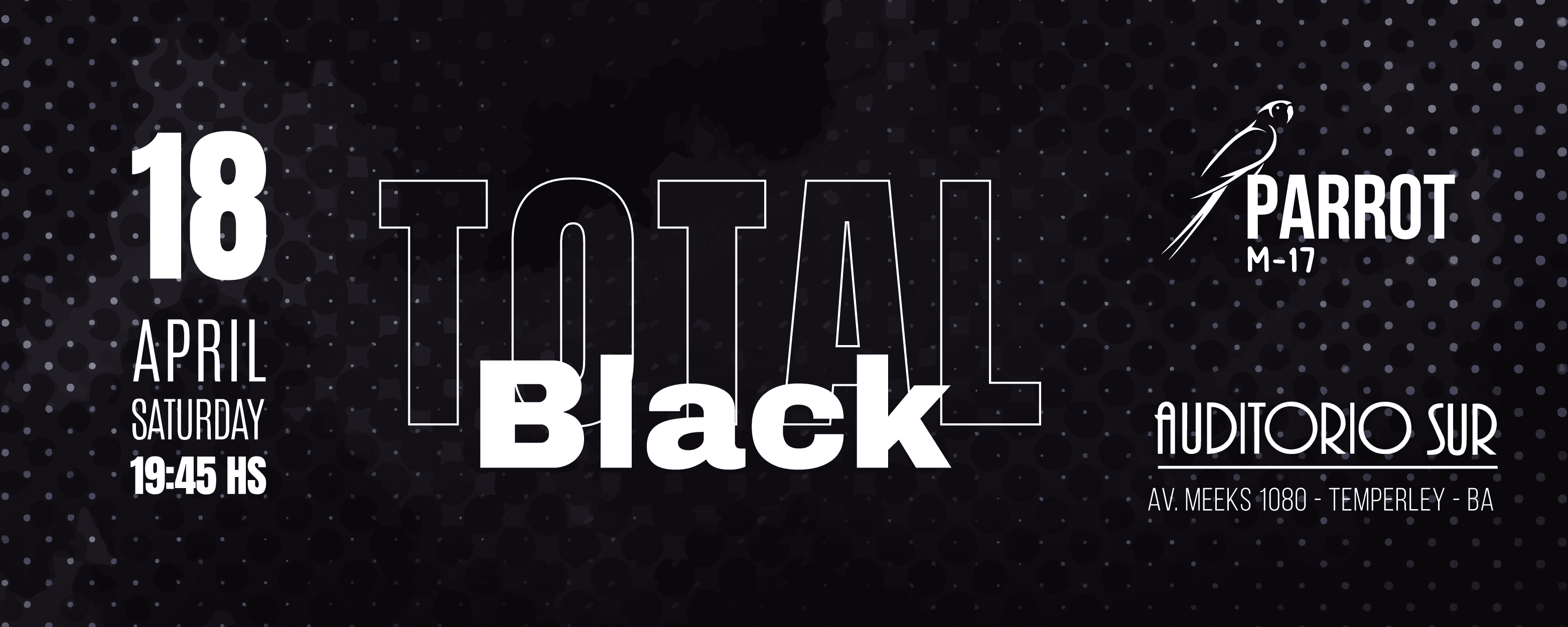 imagen del evento: Total Black en Parrot