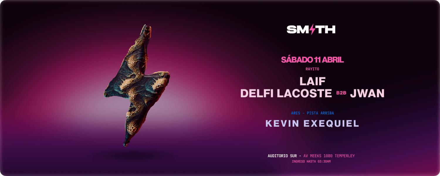 imagen del evento: SMITH 11/4 ⚡