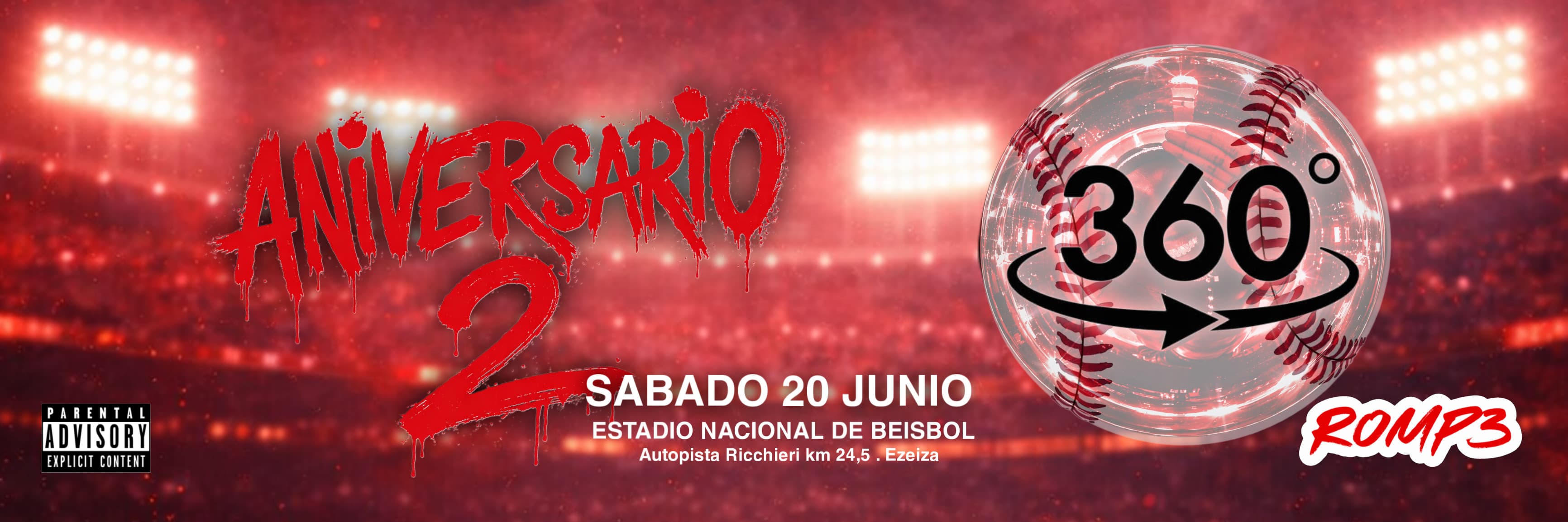 imagen del evento: ROMP3, ANIVERSARIO 360°