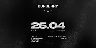 imagen del evento: TOTAL BLACK 25.04 -BURBERRY