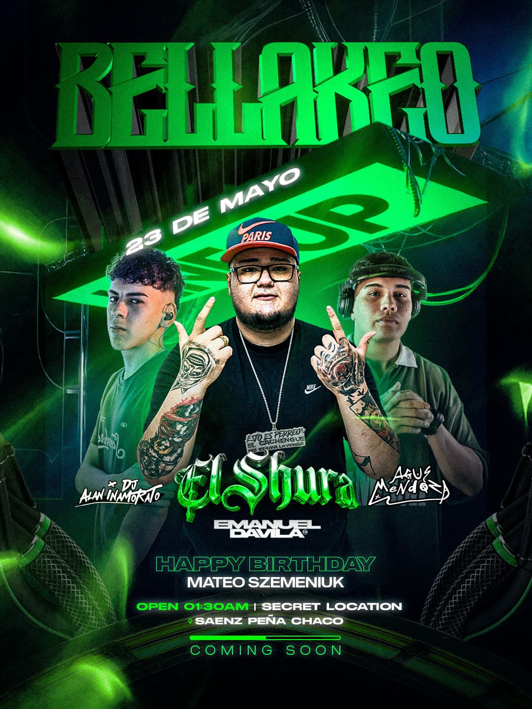 imagen del evento: BELLAKEO + SHURA