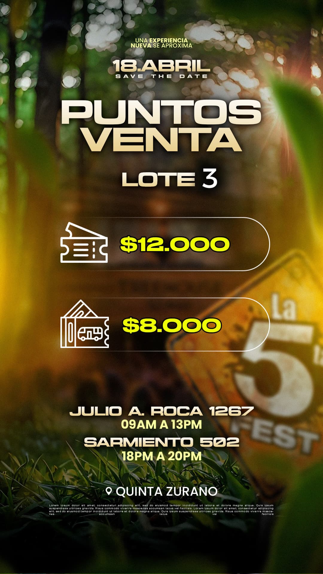 imagen del evento: LaQuintaFest