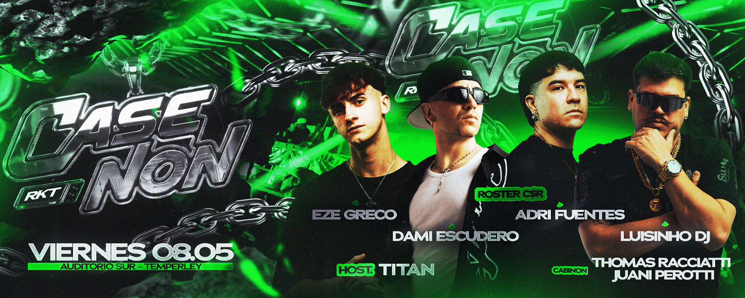 imagen del evento: CASERIO X NONSTOP | VIERNES 08/05