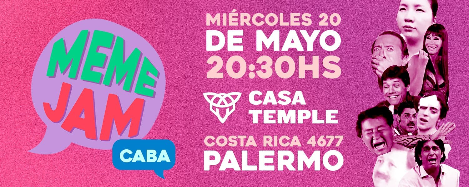 imagen del evento: Meme JAM - CABA