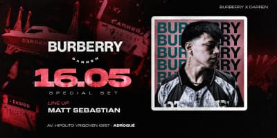 MATT SEBASTIAN X BURBERRY - SÁBADO 16.05 cover image