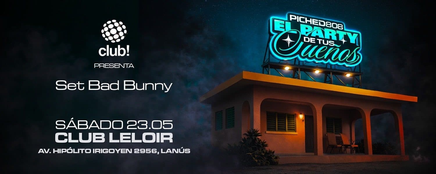 imagen del evento: 23.05 PICHEO x CLUB!