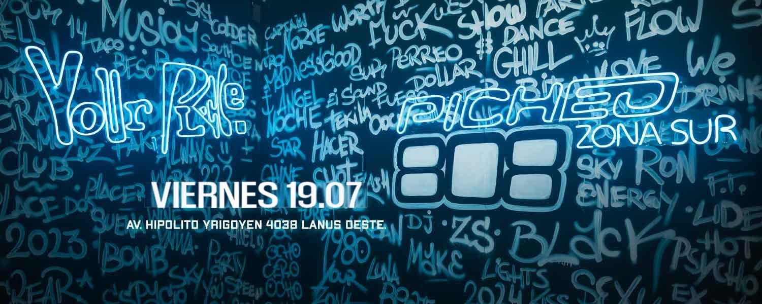 imagen del evento: Picheo 808 en Your Place