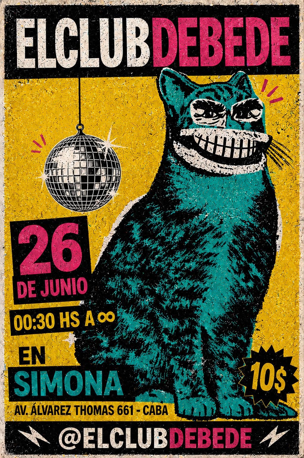 imagen del evento: ELCLUBDEBEDE