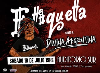 ETIQUETA Y DIVINA ARGENTINA EN AUDITORIO SUR cover image