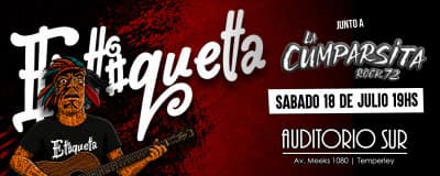 ETIQUETA Y LA CUMPARSITA ROCK EN AUDITORIO SUR cover image