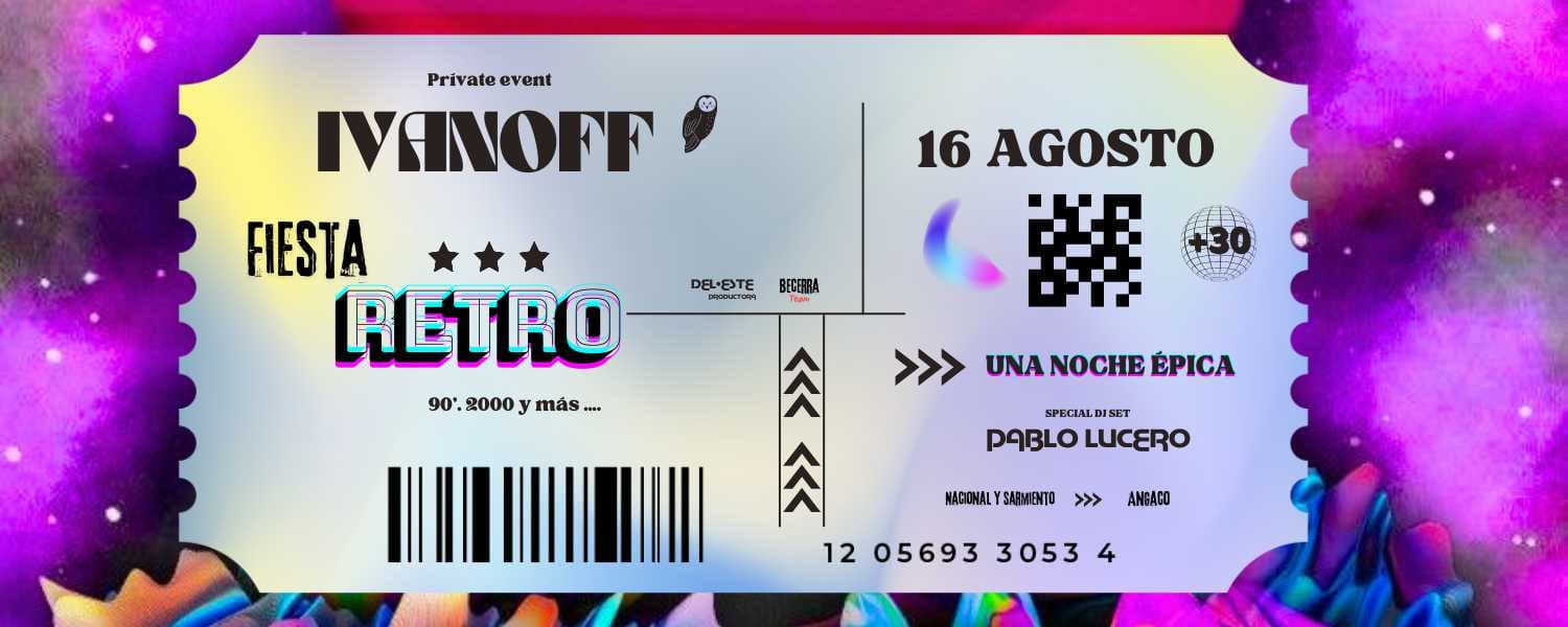 imagen del evento: Ivanoff | una noche ÉPICA