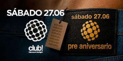 27.06 - SATURDAY CLUB - PRE ANIVERSARIO cover image