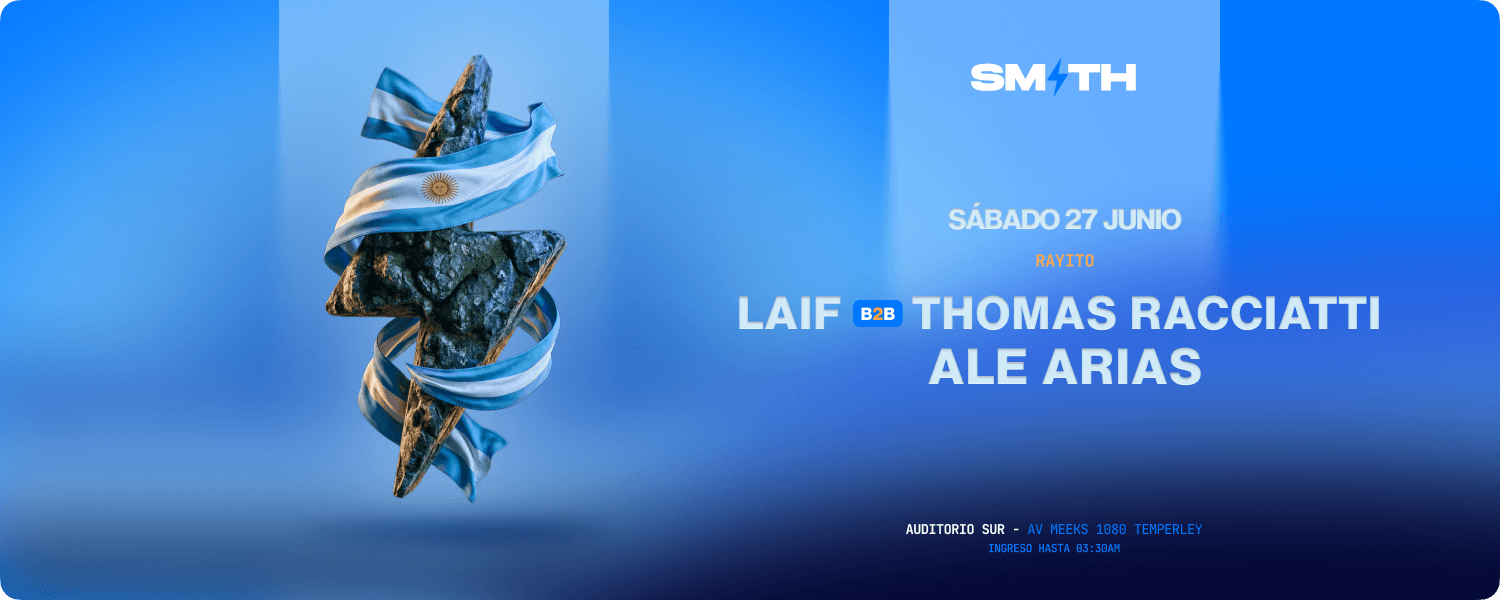 imagen del evento: SMITH 27/6 ⚡