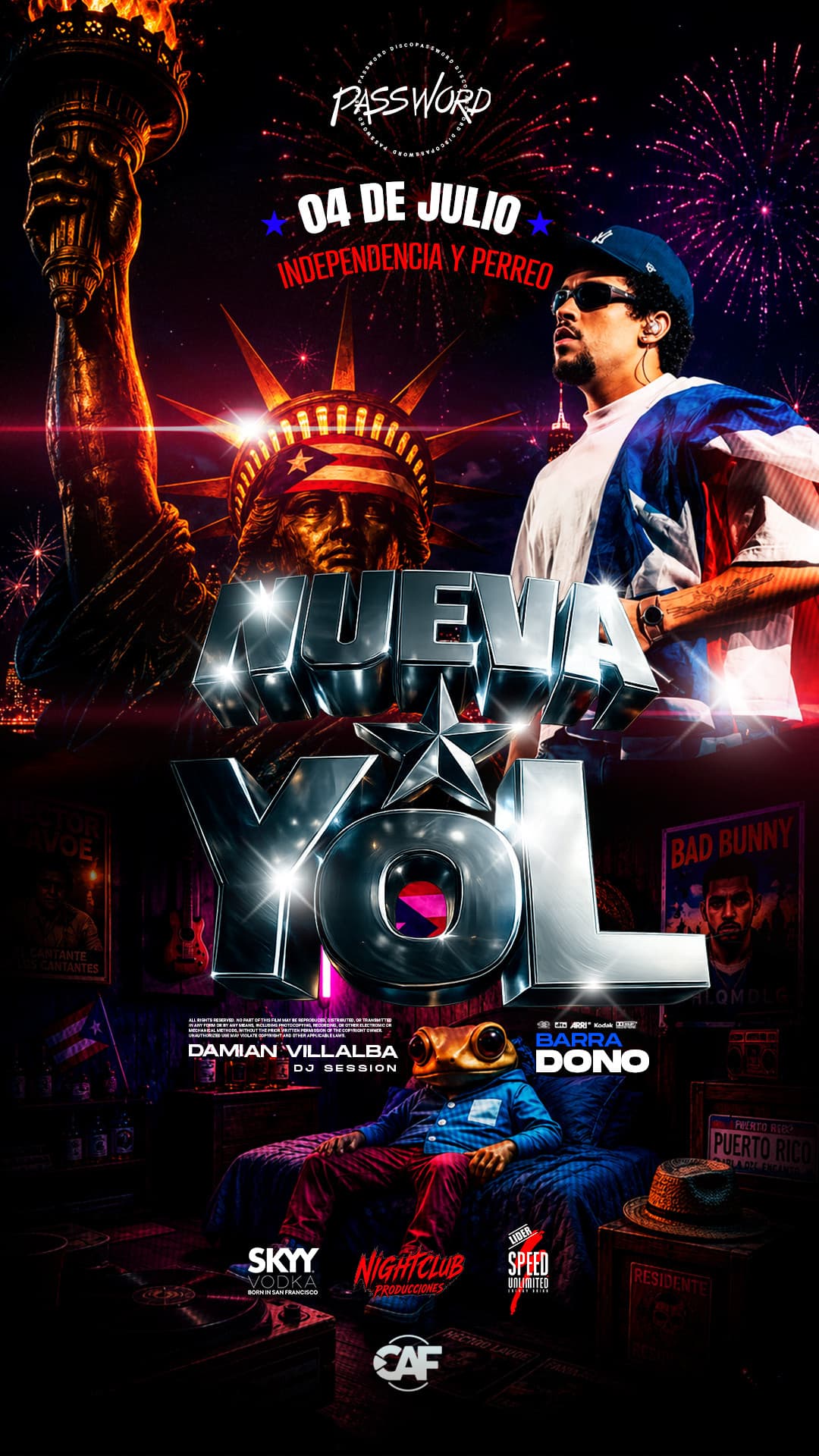 imagen del evento: NUEVA YOL ft PASSWORD DISCO