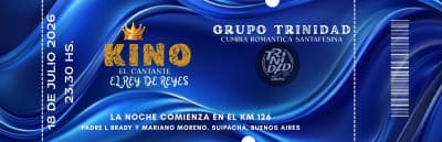 imagen del evento: km126 presenta KINO el cantante y GRUPO TRINIDAD