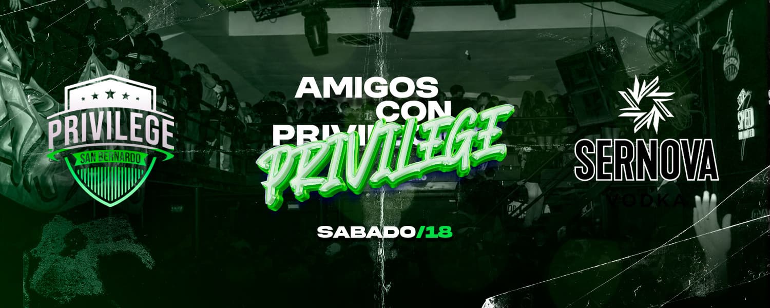 imagen del evento: DÍA DEL AMIGO EN PRIVILEGE