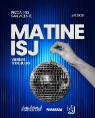 imagen del evento: MATINEE EN SHOK SÁBADO 8/8