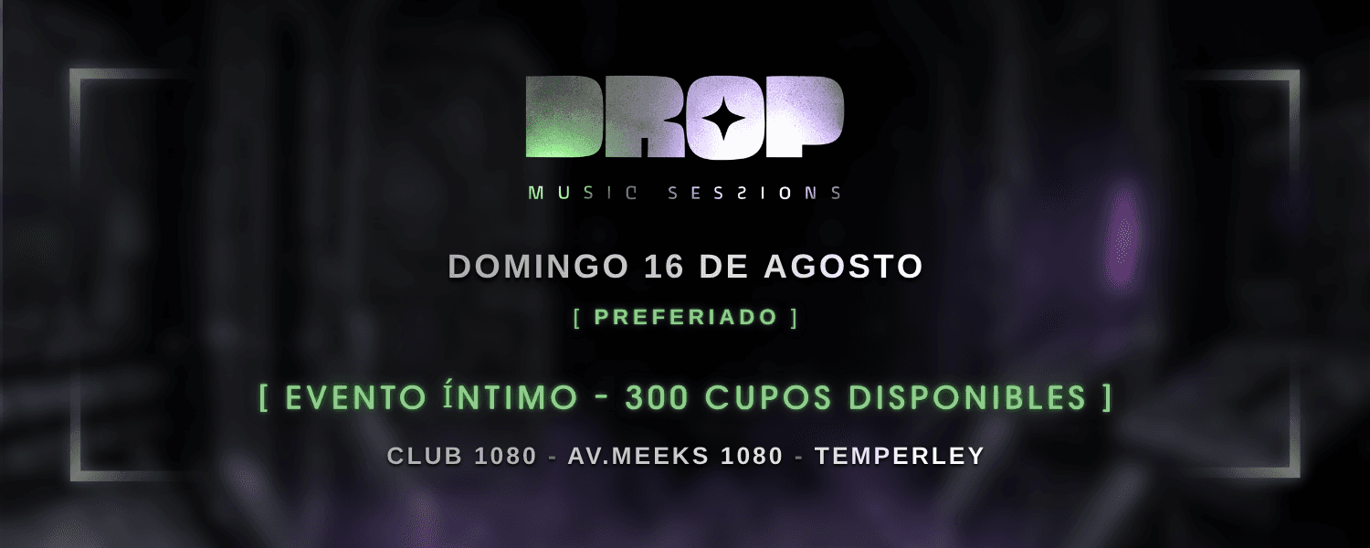 imagen del evento: 16.08 DROPCITO Pre-Feriado