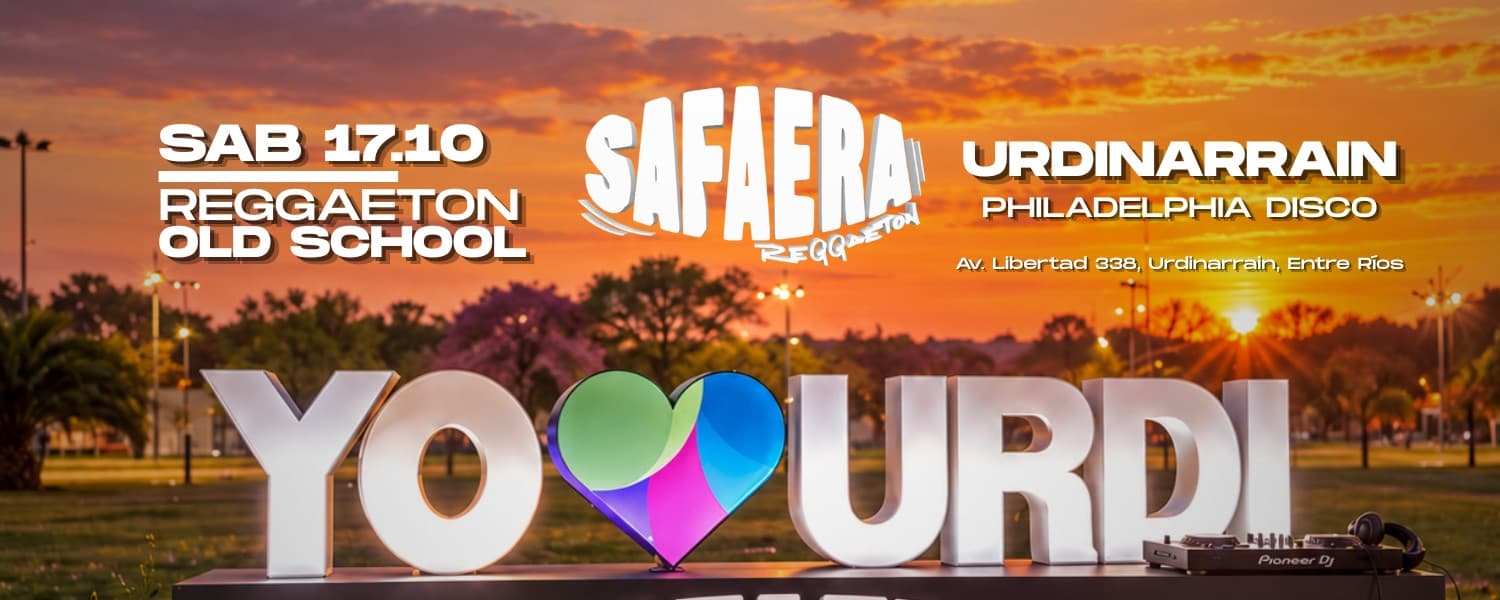 imagen del evento: Safaera X Philadelphia disco (Urdinarrain)