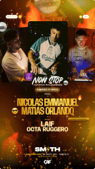 imagen del evento: NON STOP X SMITH
