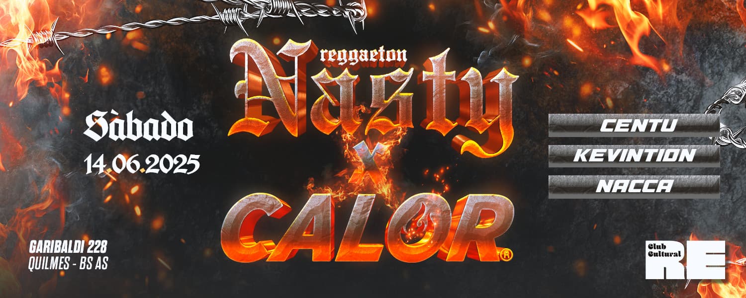 imagen del evento: Nasty Reggaeton x Fiesta Calor