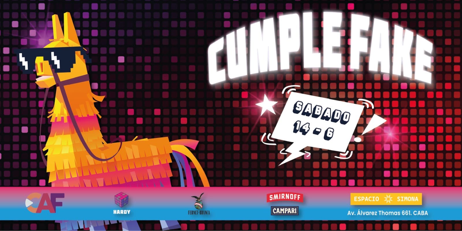 imagen del evento: Cumple Fake