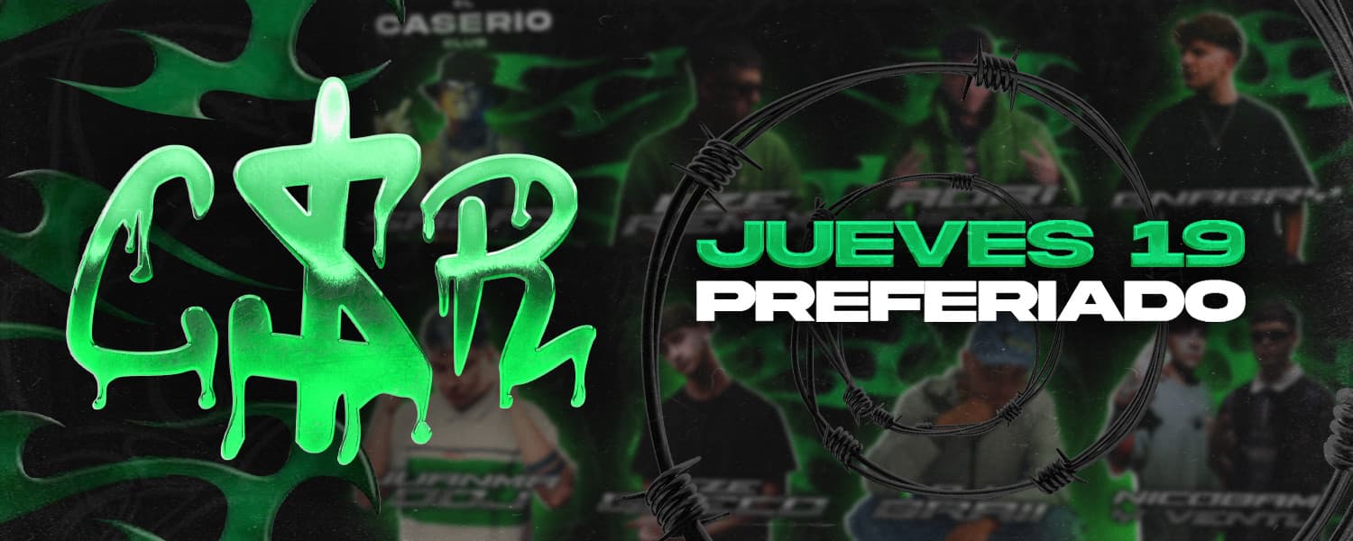 imagen del evento: CASERIO: SHOW EN VIVO DEL SALAS - JUEVES 19/06