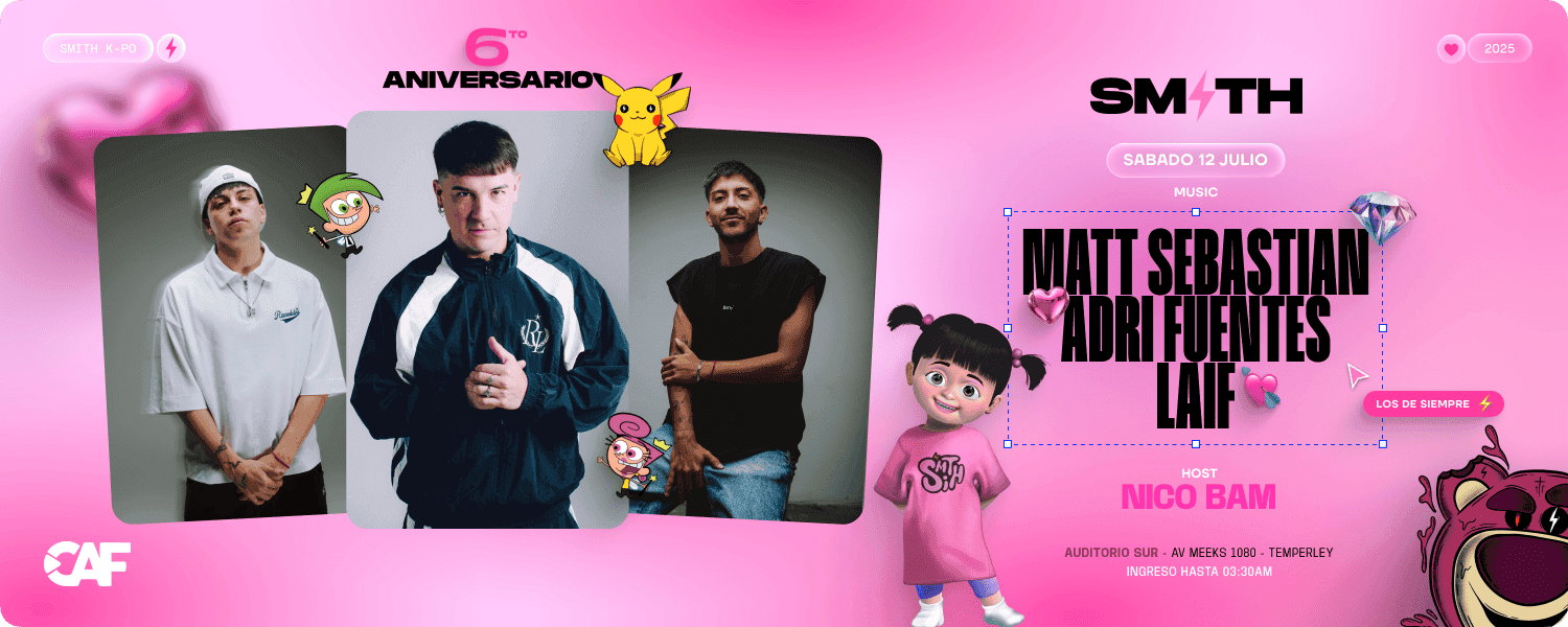 6TO ANIVERSARIO SMITH ⚡