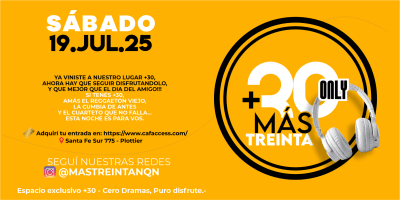 Más treinta +30 DIA DEL AMIGO cover image