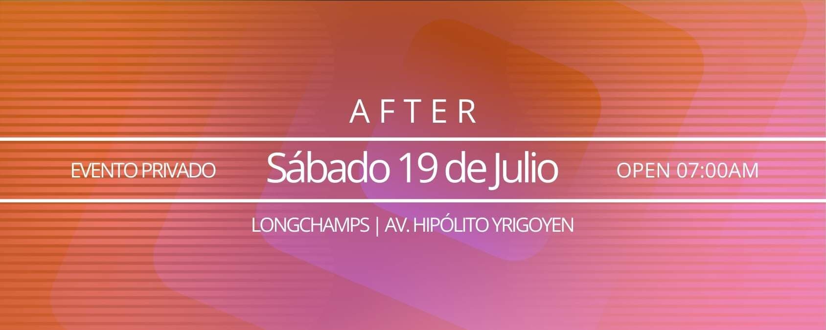 imagen del evento: AFTER PRIVADO
