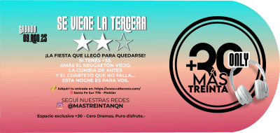 Más treinta +30 LA TERCERA cover image