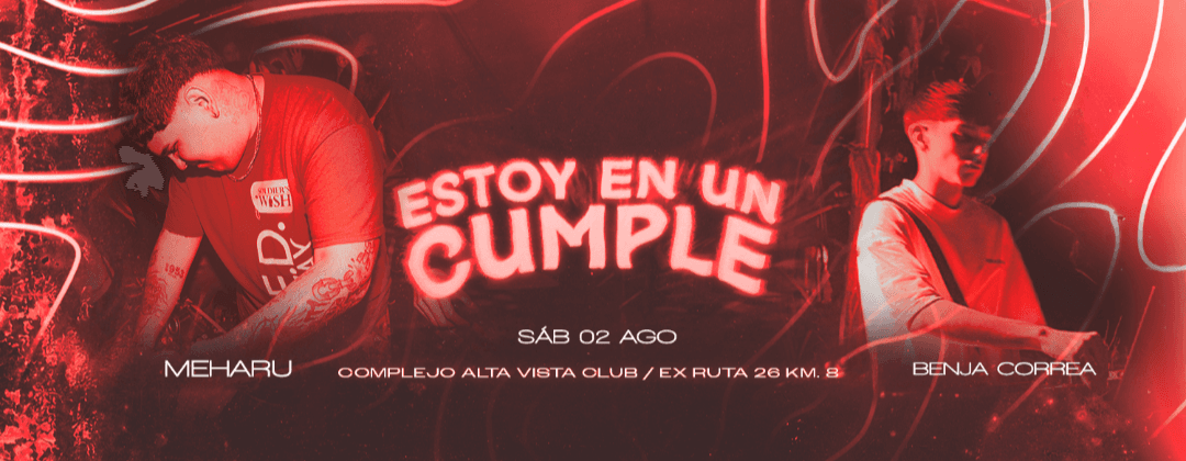 imagen del evento: Estoy en un Cumple 02.08
