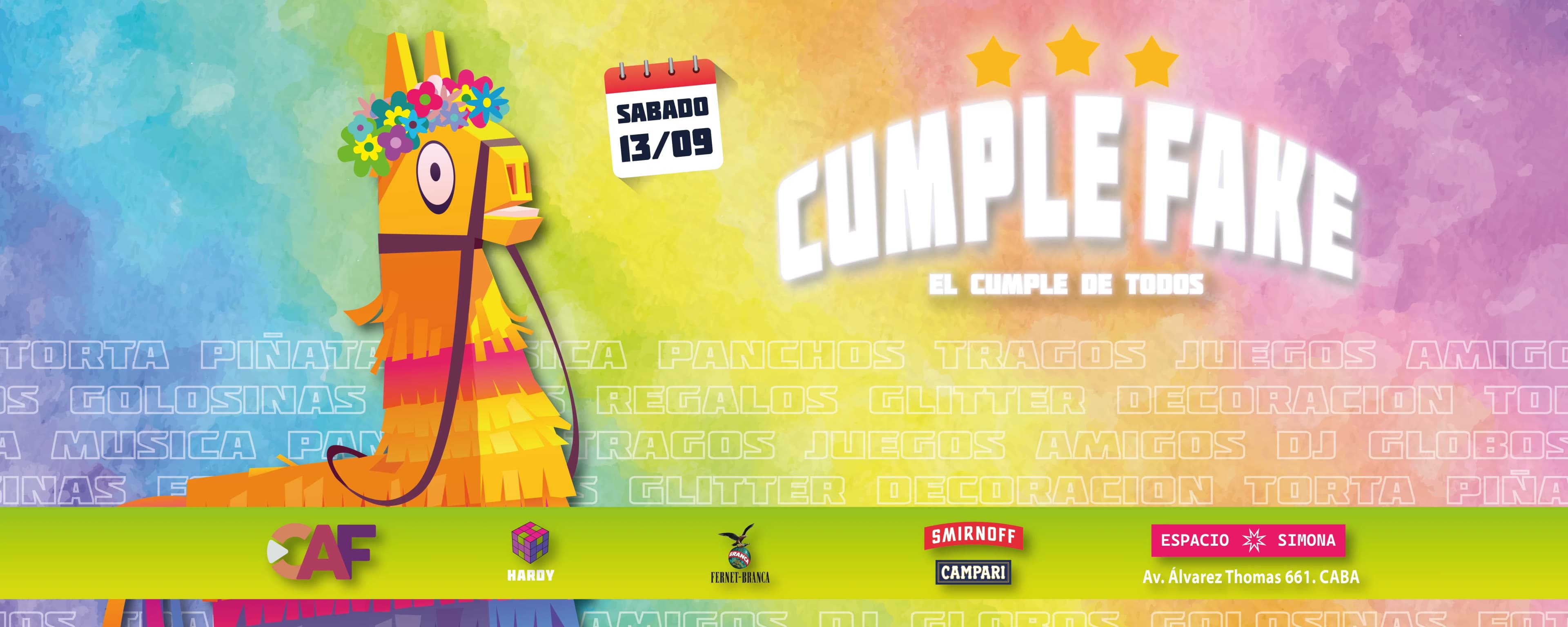 imagen del evento: Cumple Fake