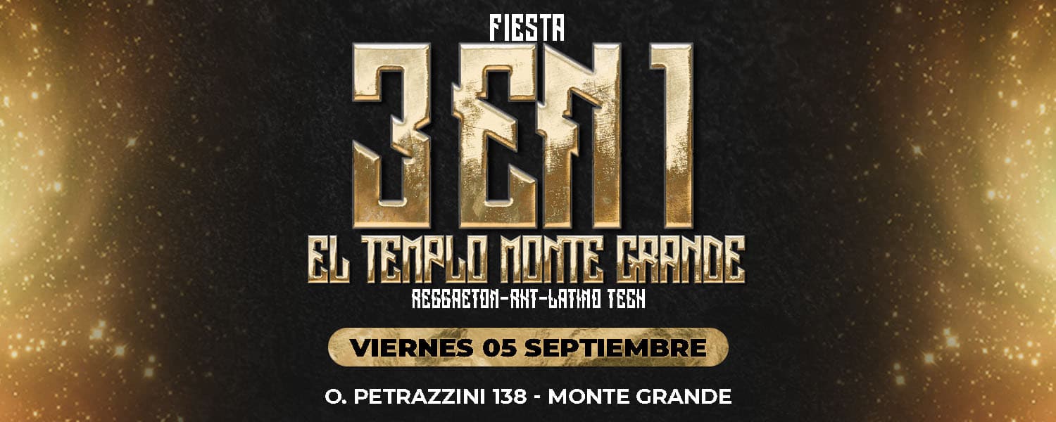 imagen del evento: 3 EN 1