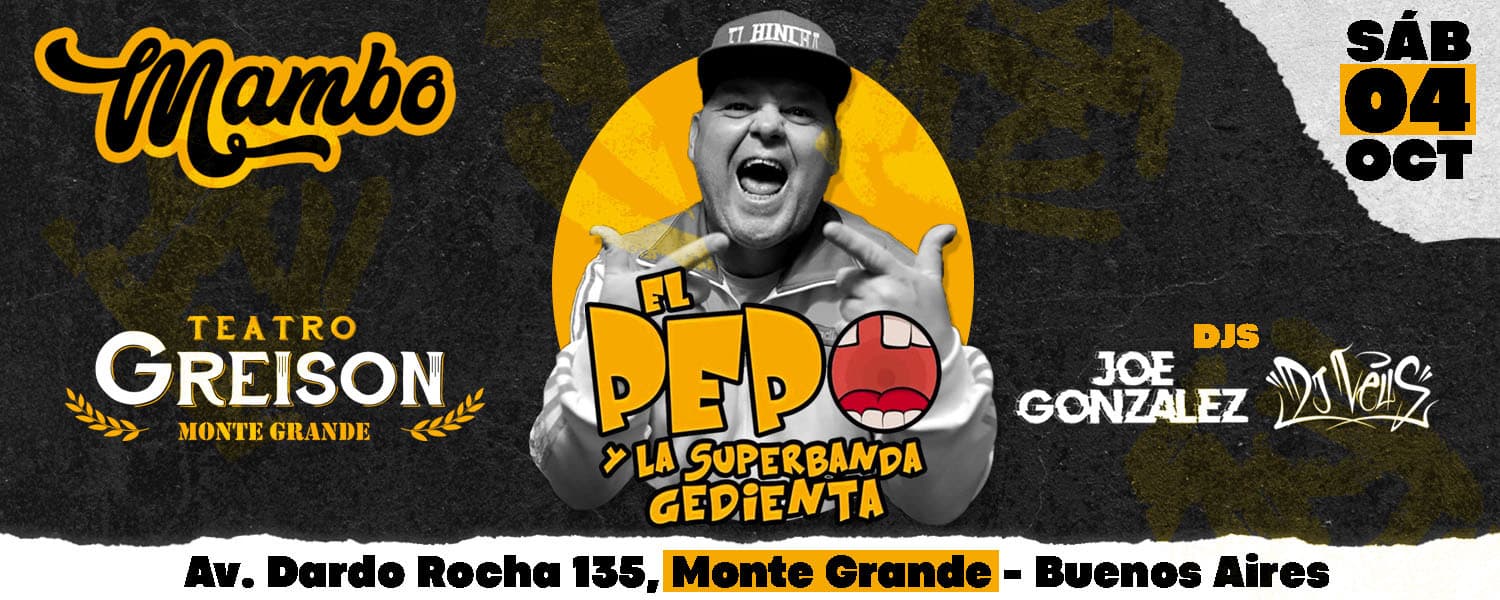 imagen del evento: EL PEPO x MAMBO | Sábado 04 Oct