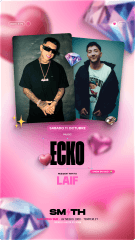 imagen del evento: ECKO X SMITH 11/10 💘⚡