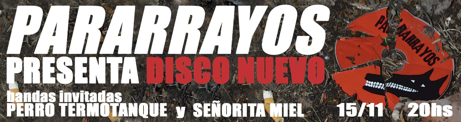 imagen del evento: PARRARAYOS presenta disco nuevo