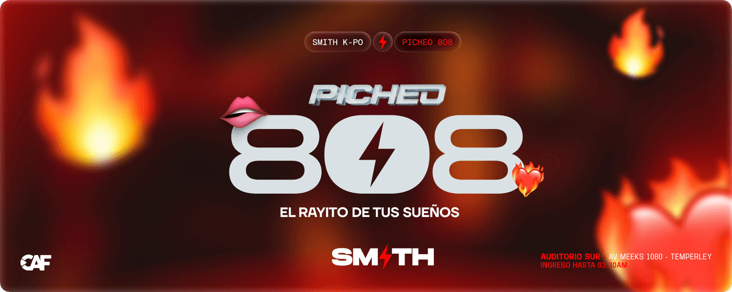 imagen del evento: PICHEO X SMITH 6/12 ⚡