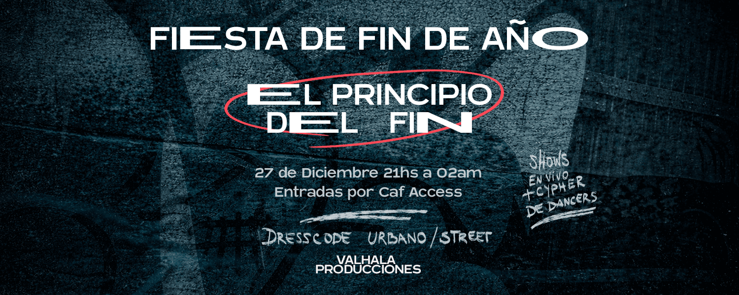 imagen del evento: El Principio del Fin - fiesta fin de año