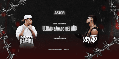 Ultimo sábado del año  Matt Sebastian vs Ventu cover image