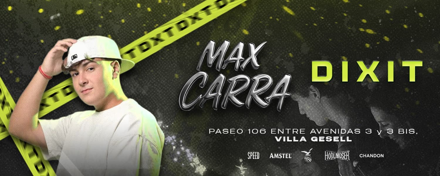 imagen del evento: Dixit - Max Carra Viernes 09 de Enero