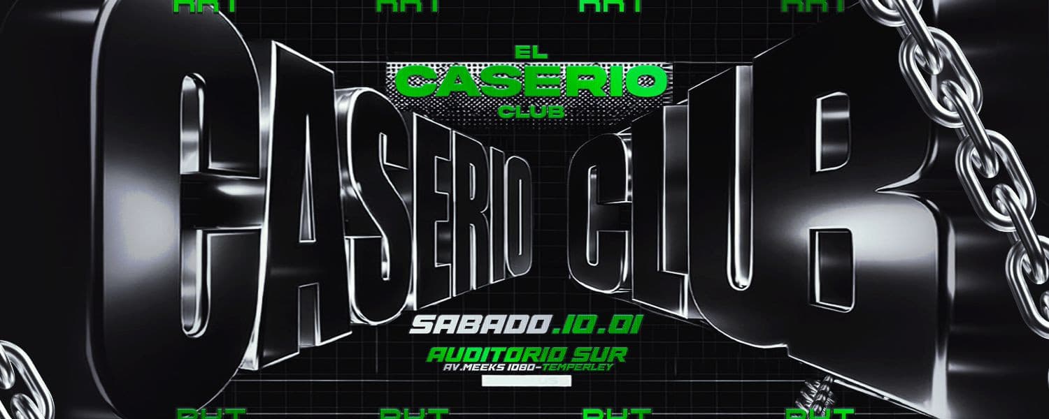 imagen del evento: CASERIO CLUB: TEMPORADA DE VERANO | SÁBADO 10/01